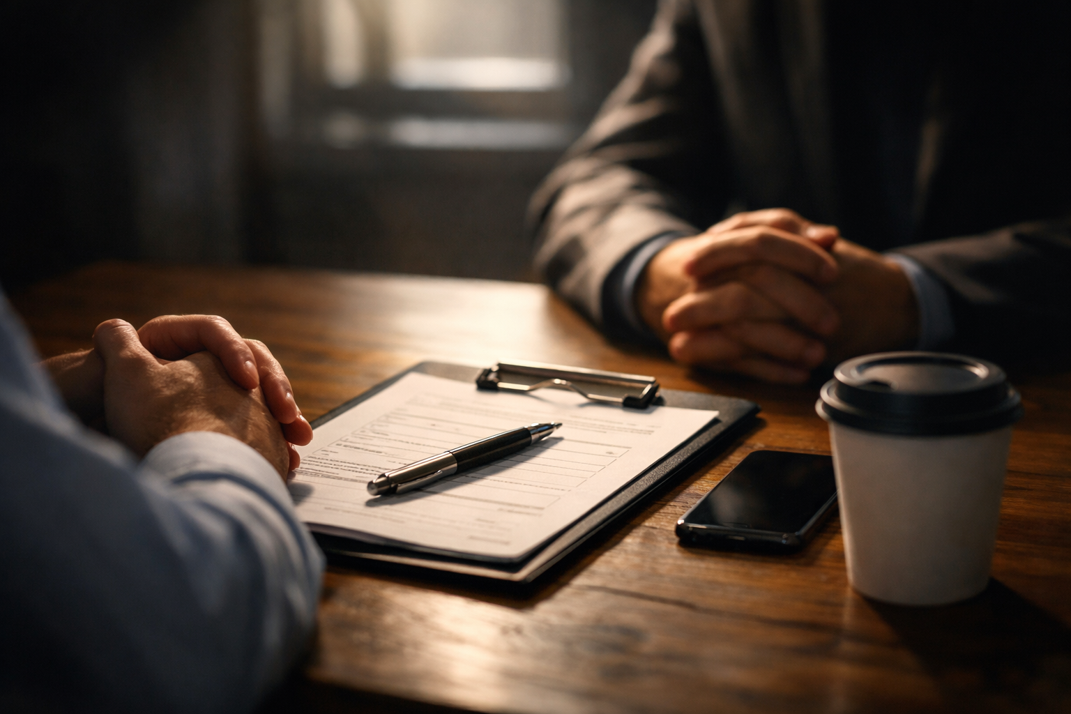 pessoas em um escritório realizando protocolo presencial para registro empresarial
